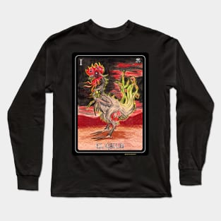 El Gallo - Loteria Mexicana Long Sleeve T-Shirt